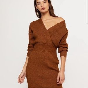 Modern Citizen Sweater Dress - Great Condition - Brown